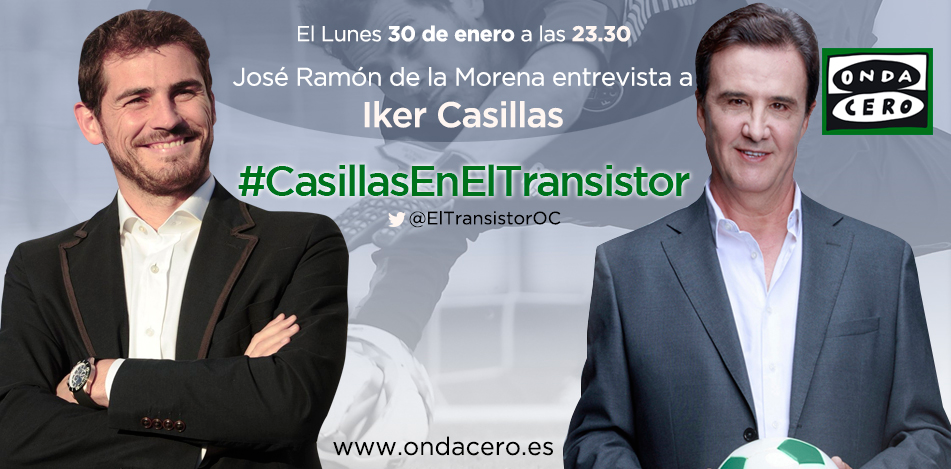 José Ramón de la Morena entrevista en El transistor desde Oporto y en exclusiva a Iker Casillas José Ramón de la Morena entrevista en El transistor desde Oporto y en exclusiva a Iker Casillas