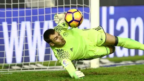 El portero de Osasuna, Mario Fernández. El portero de Osasuna, Mario Fernández.