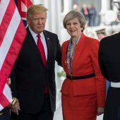 Donald Trump y Theresa May
