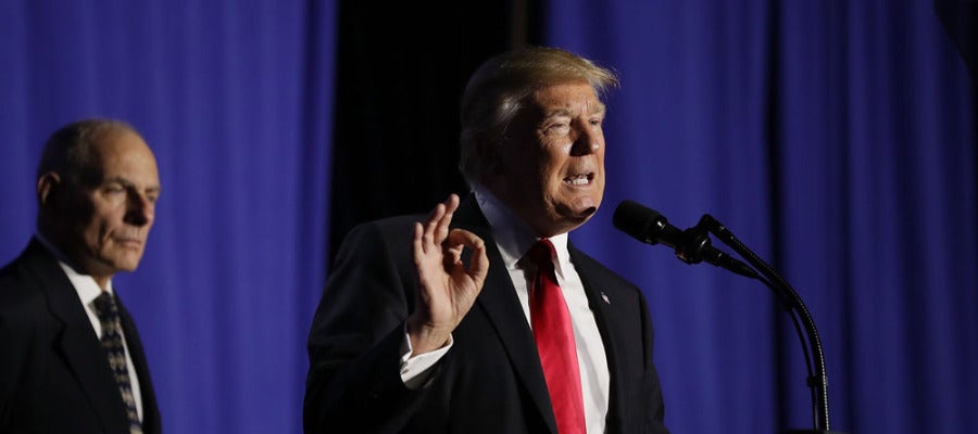 Donald Trump ante los medios Donald Trump ante los medios