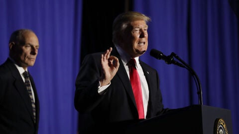 Donald Trump ante los medios