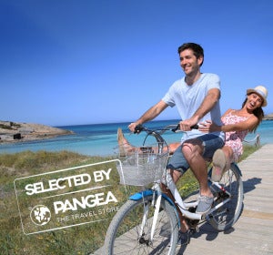 Pareja en bici Pareja en bici