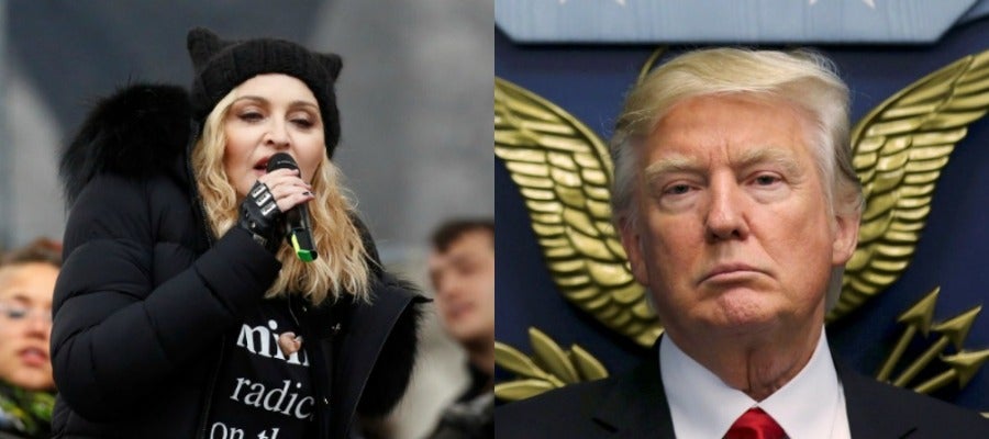 Trump responde a Madonna tras sus declaraciones en la Marcha de las Mujeres Trump responde a Madonna tras sus declaraciones en la Marcha de las Mujeres