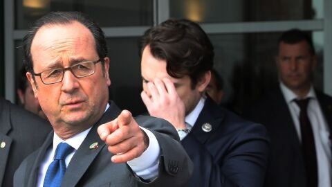 Fran&ccedil;ois Hollande, presidente de Francia