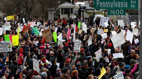 Manifestaciones por el decreto anti-musulmanes de Trump
