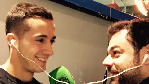 Lucas Vázquez con Edu Pidal Lucas Vázquez con Edu Pidal