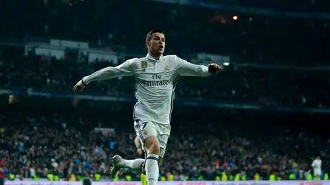 Cristiano Ronaldo celebrando un gol Cristiano Ronaldo celebrando un gol