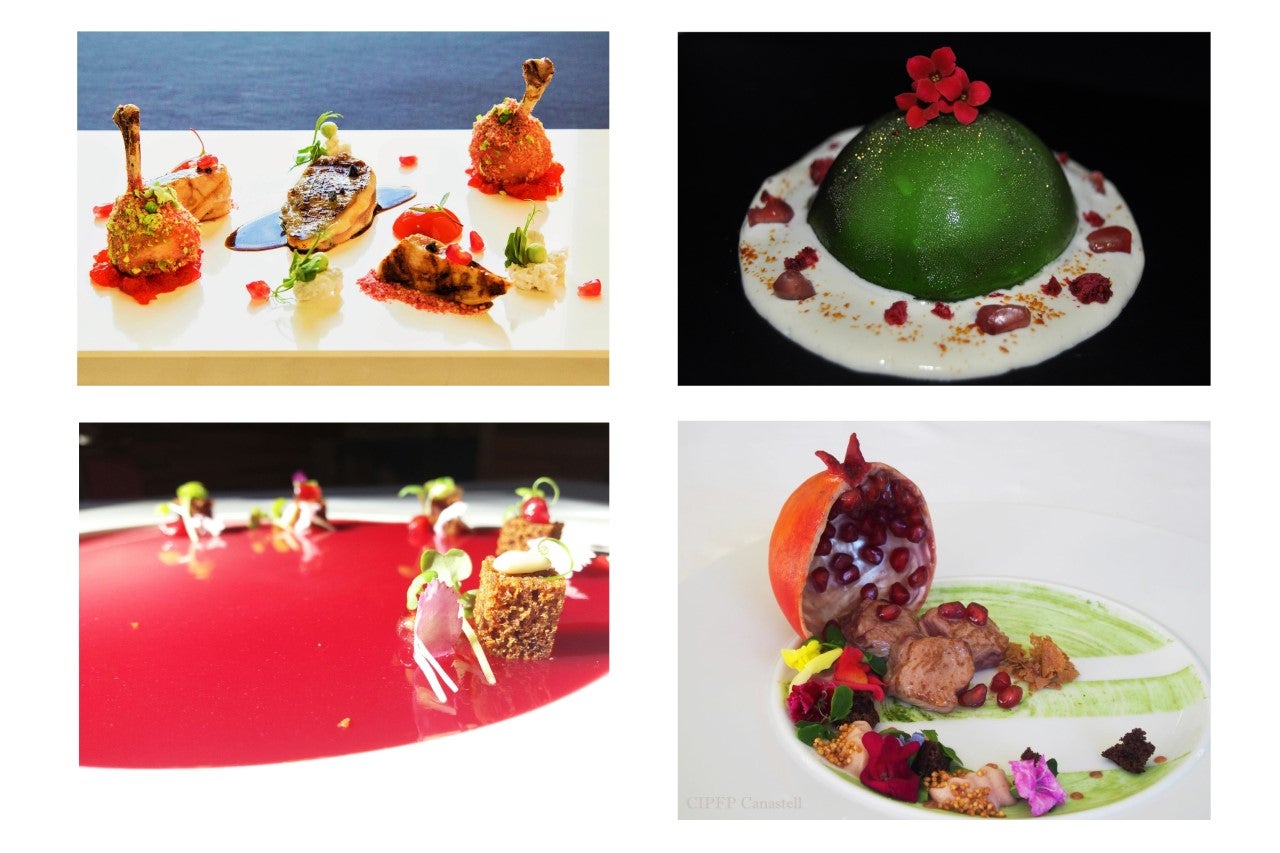 Cuatro chefs de Madrid, Valencia y Alicante se disputan el mejor plato creado con granada Mollar Cuatro chefs de Madrid, Valencia y Alicante se disputan el mejor plato creado con granada Mollar