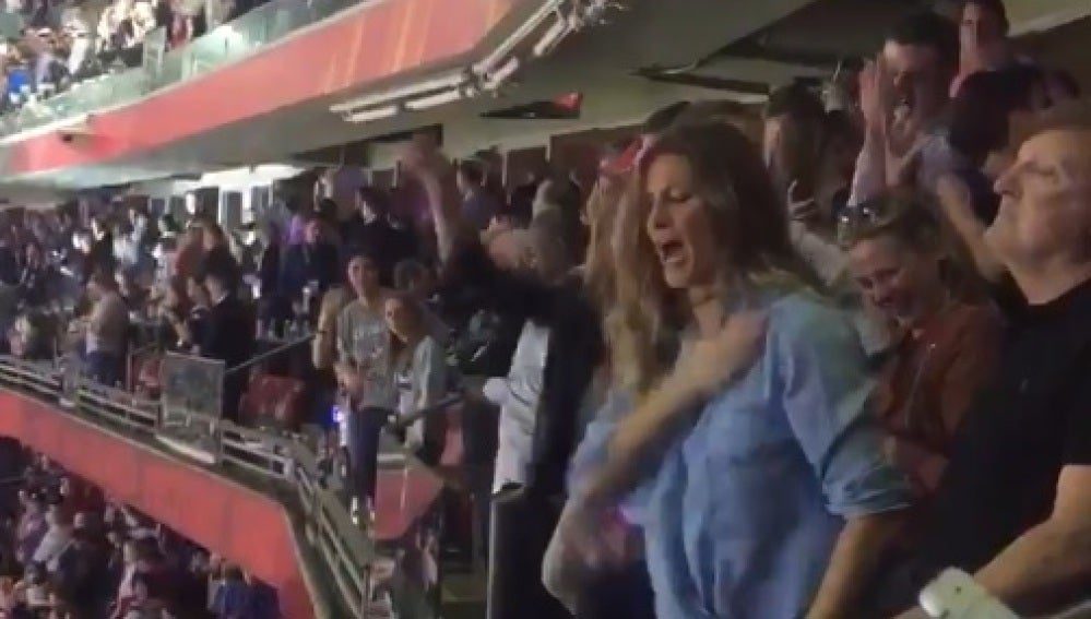 Gisele Bundchen celebra por todo lo alto la Super Bowl