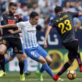 Málaga - Espanyol, en La Rosaleda