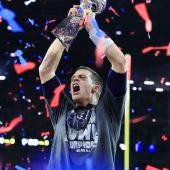 Tom Brady celebrando la Superbowl
