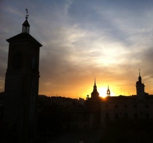 Atardecer en Alcalá de Henares Atardecer en Alcalá de Henares