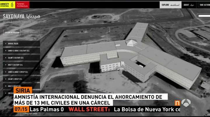 Amnistía Internacional denuncia 13.000 ahorcamientos entre 2011 y 2015 en una prisión en Siria Amnistía Internacional denuncia 13.000 ahorcamientos entre 2011 y 2015 en una prisión en Siria