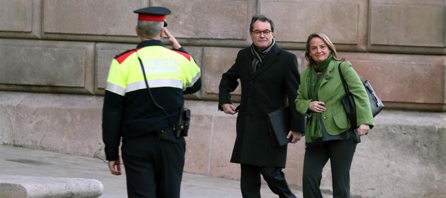 Artur Mas, en la segunda jornada del juicio Artur Mas, en la segunda jornada del juicio
