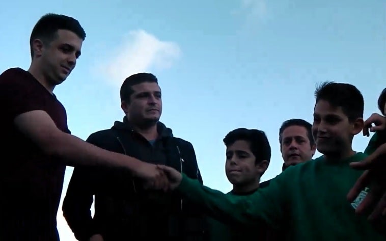 El modélico gesto del Sporting de Tenerife infantil con el árbitro El modélico gesto del Sporting de Tenerife infantil con el árbitro