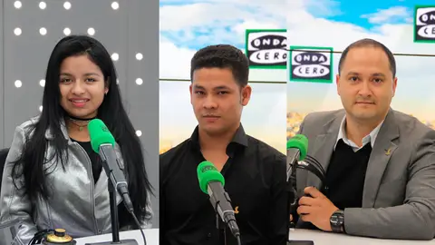 Catalina y Manuel, niños soldados de las FARC con el director del colegio salesiano donde se rehabilitaron, Rafael Bejarano Catalina y Manuel, niños soldados de las FARC con el director del colegio salesiano donde se rehabilitaron, Rafael Bejarano