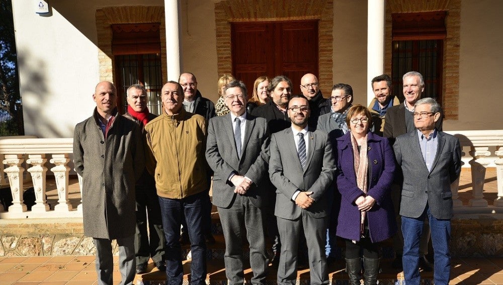 El president de la Generalitat, Ximo Puig ha assistit a la reunió del consorci del Riu Millars en la casa de l´Assut de Vila-real.