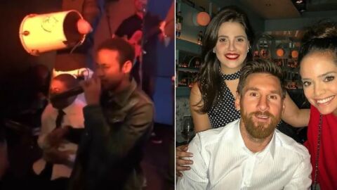 Neymar y Messi en la fiesta de cumplea&ntilde;os del brasile&ntilde;o