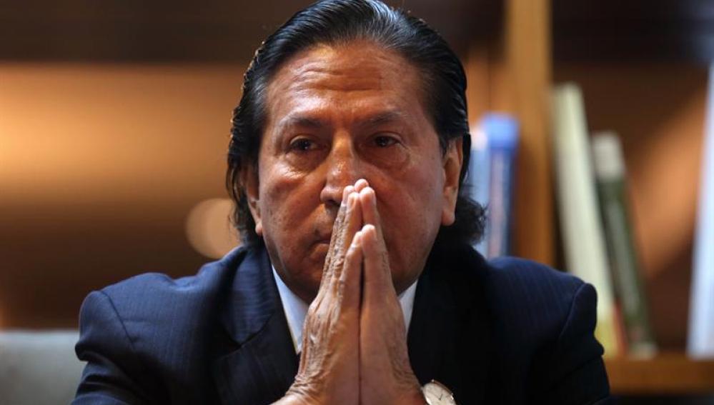 En la imagen, el expresidente peruano Alejandro Toledo