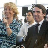 Esperanza Aguirre y José María Aznar