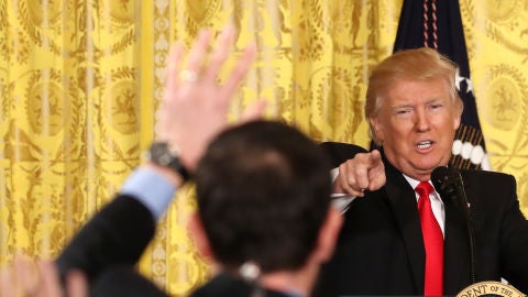 Rueda de prensa de Donald Trump