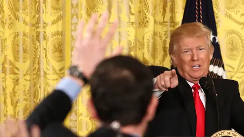 Rueda de prensa de Donald Trump Rueda de prensa de Donald Trump