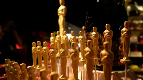 Un Oscar con sabor a chocolate (17-02-2017) Figuras de chocolate de la estatuilla de los premios Oscar
