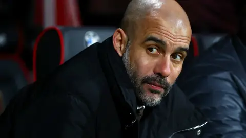 Guardiola, en un partido Guardiola, en un partido