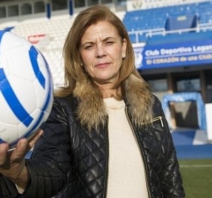 La presidenta del Leganés, María Victoria Pavón. La presidenta del Leganés, María Victoria Pavón.