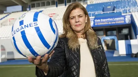 La presidenta del Leganés, María Victoria Pavón. La presidenta del Leganés, María Victoria Pavón.