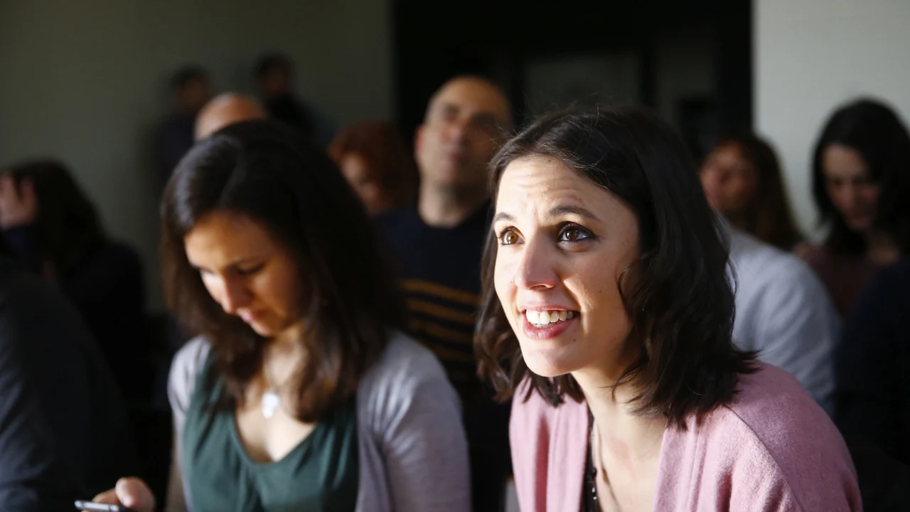 Irene Montero, durante la primera reunión del Consejo Ciudadano Estatal