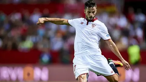El centrocampista del Sevilla, Pablo Sarabia. El centrocampista del Sevilla, Pablo Sarabia.