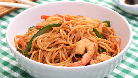 Fideos Fritos Chinos 3 Delicias |Chow Mein | Comida China Cocina para todos