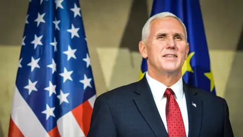 El vicepresidente de Estados Unidos, Mike Pence El vicepresidente de Estados Unidos, Mike Pence