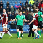 El Lincoln City celebra una victoria ante el Burnley