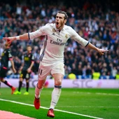Gareth Bale celebrando su gol Gareth Bale celebrando su gol
