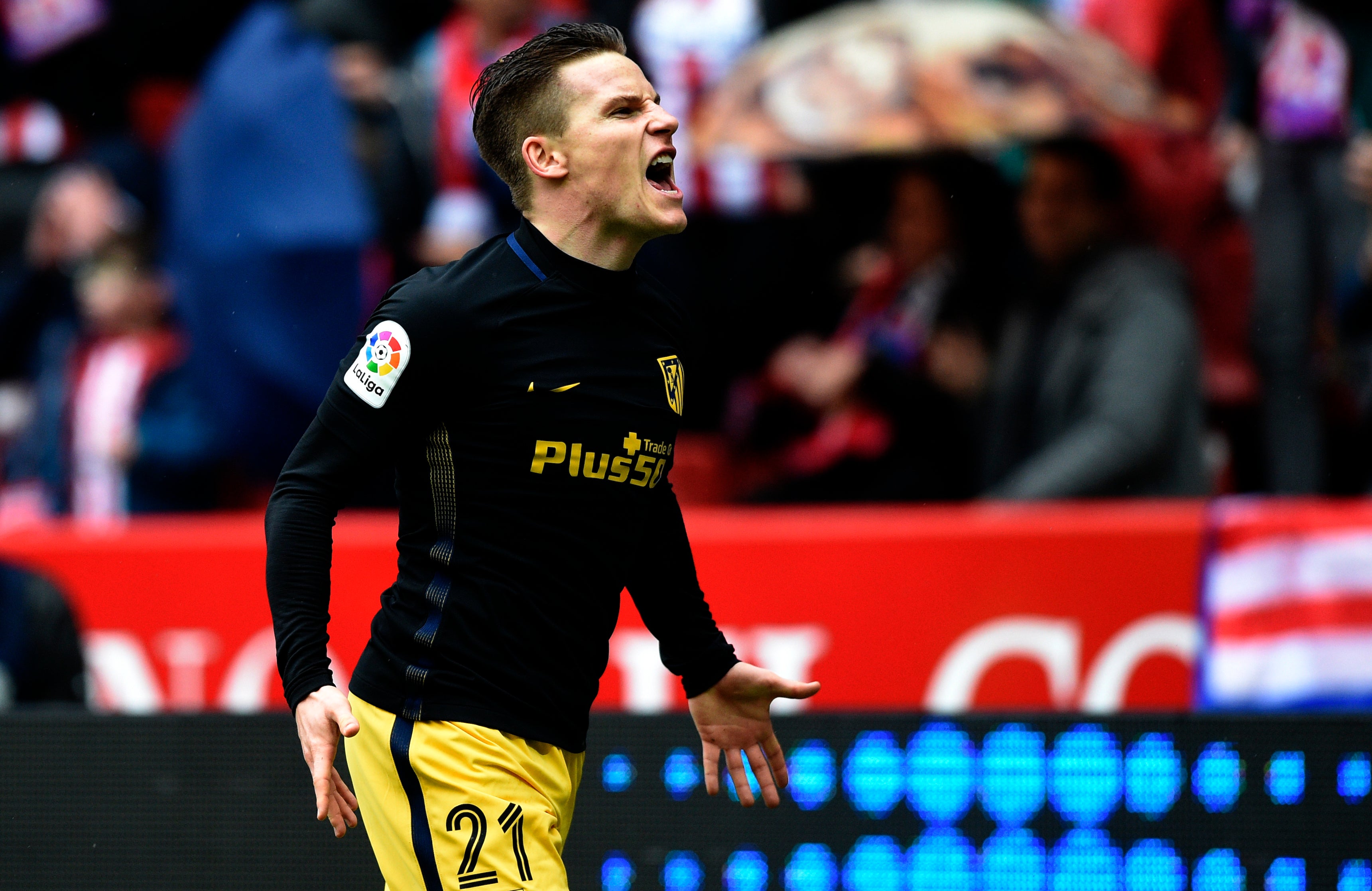 Kevin Gameiro logra el segundo 'hat-trick' más rápido de la historia de LaLiga Kevin Gameiro logra el segundo 'hat-trick' más rápido de la historia de LaLiga