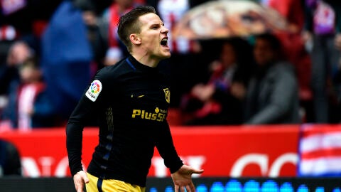 Kevin Gameiro celebrando uno de los goles