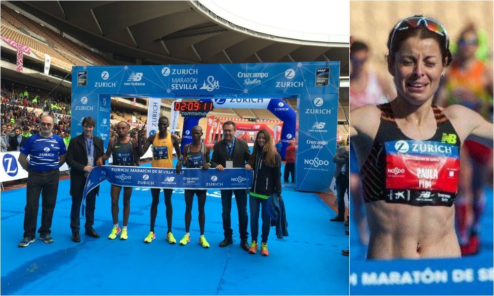 Erik Titus pulveriza el récord del Maratón de Sevilla; Paula González Berodia gana por segundo año consecutivo Erik Titus pulveriza el récord del Maratón de Sevilla; Paula González Berodia gana por segundo año consecutivo