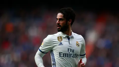 Isco, en un partido con el Real Madrid Isco, en un partido con el Real Madrid