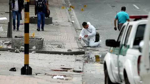 La Policía de Colombia en una imagen de archivo La Policía de Colombia en una imagen de archivo