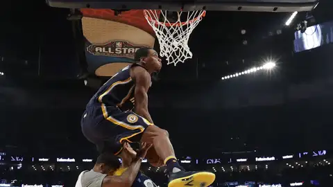 Glenn Robinson III en el concurso de mates del All Star Glenn Robinson III en el concurso de mates del All Star