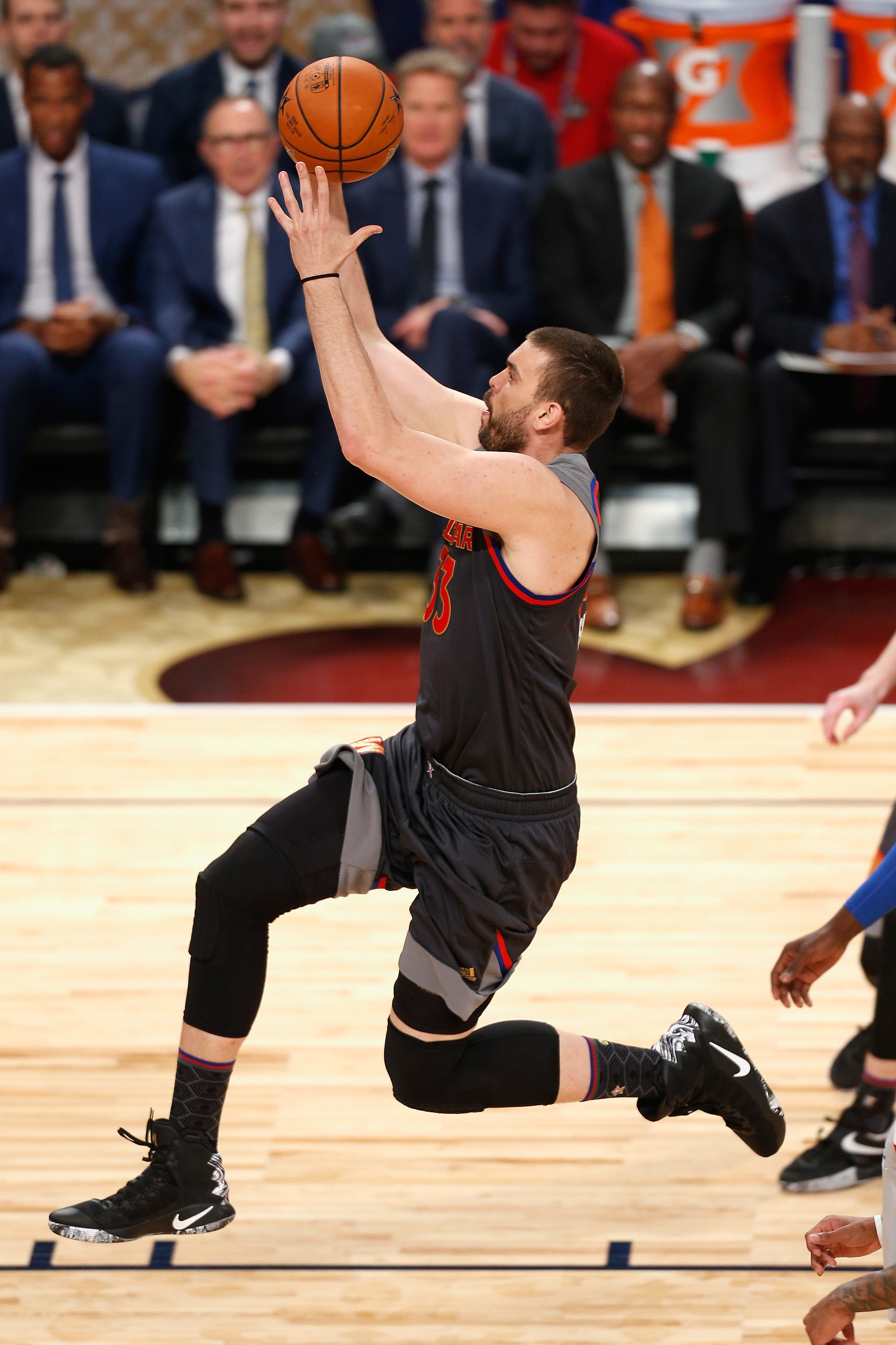 Marc Gasol roza el triple-doble en la victoria del Oeste sobre el Este en un All Star de récord Marc Gasol roza el triple-doble en la victoria del Oeste sobre el Este en un All Star de récord