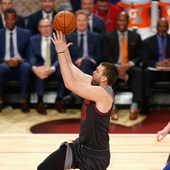 Marc Gasol lanza a canasta en el All-Star de Nueva Orleans Marc Gasol lanza a canasta en el All-Star de Nueva Orleans