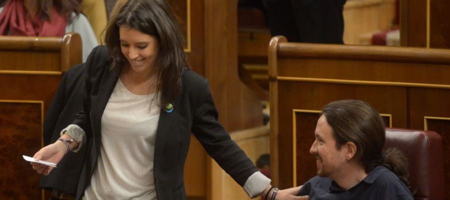 Pablo Iglesias e Irene Montero Pablo Iglesias e Irene Montero