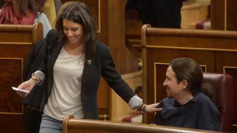 Pablo Iglesias e Irene Montero