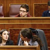 La bancada de Podemos en el Congreso