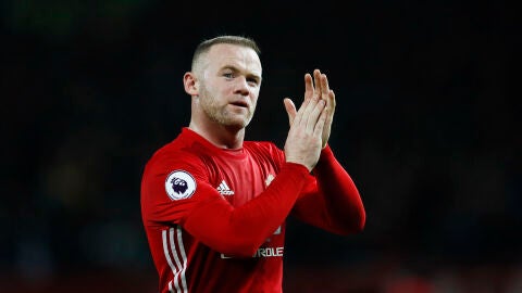 Wayne Rooney, durante un partido con el Manchester United