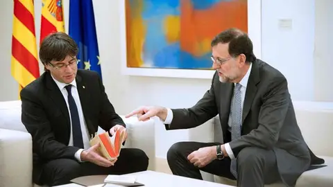 Mariano Rajoy y Carles Puigdemont Mariano Rajoy y Carles Puigdemont