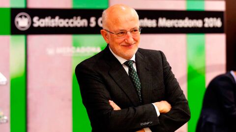 Juan Roig durante la presentaci&oacute;n de los resultados de Mercadona 2016